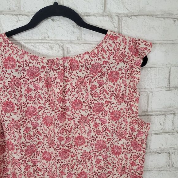 C&C California red floral tank top - Picture 8 of 10